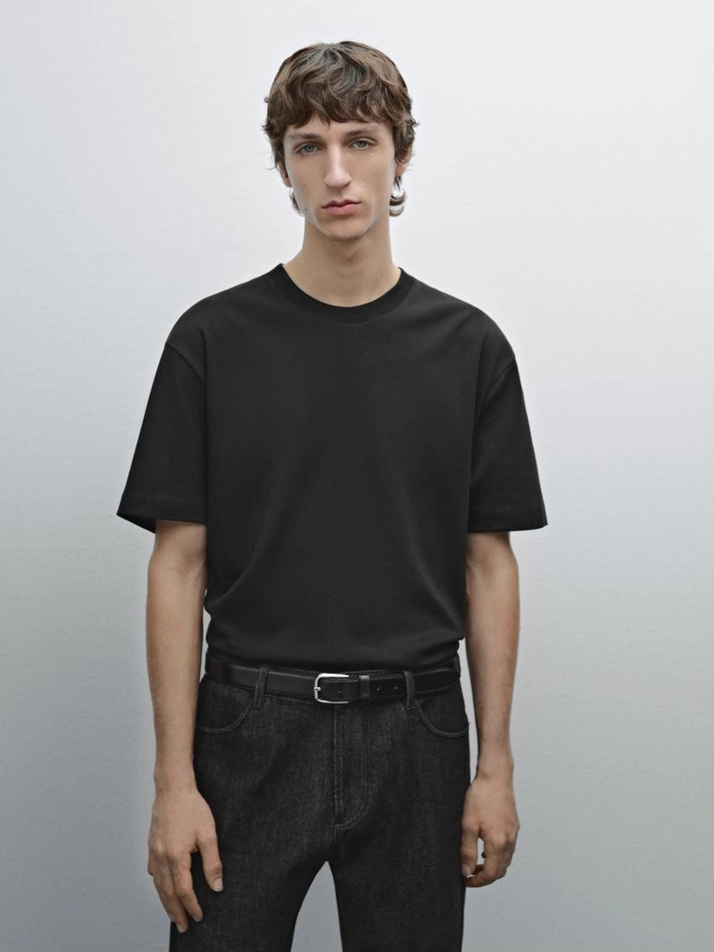 Футболка среднего веса из 100% хлопка