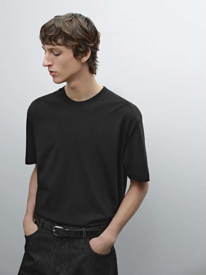 Футболка среднего веса из 100% хлопка