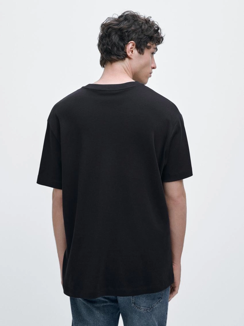 Футболка из 100% хлопка средней плотности