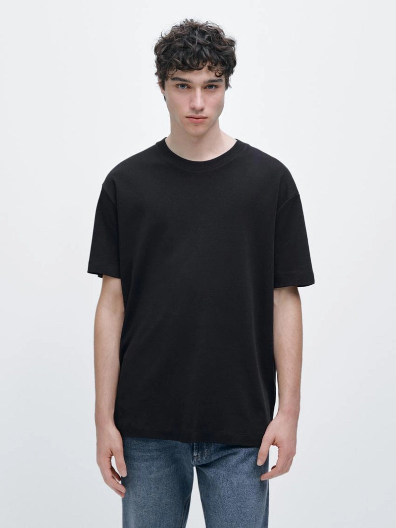 Футболка из 100% хлопка средней плотности