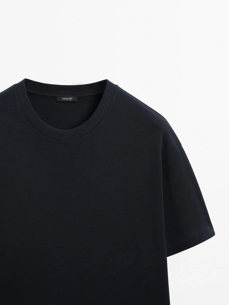 Футболка из 100% хлопка средней плотности