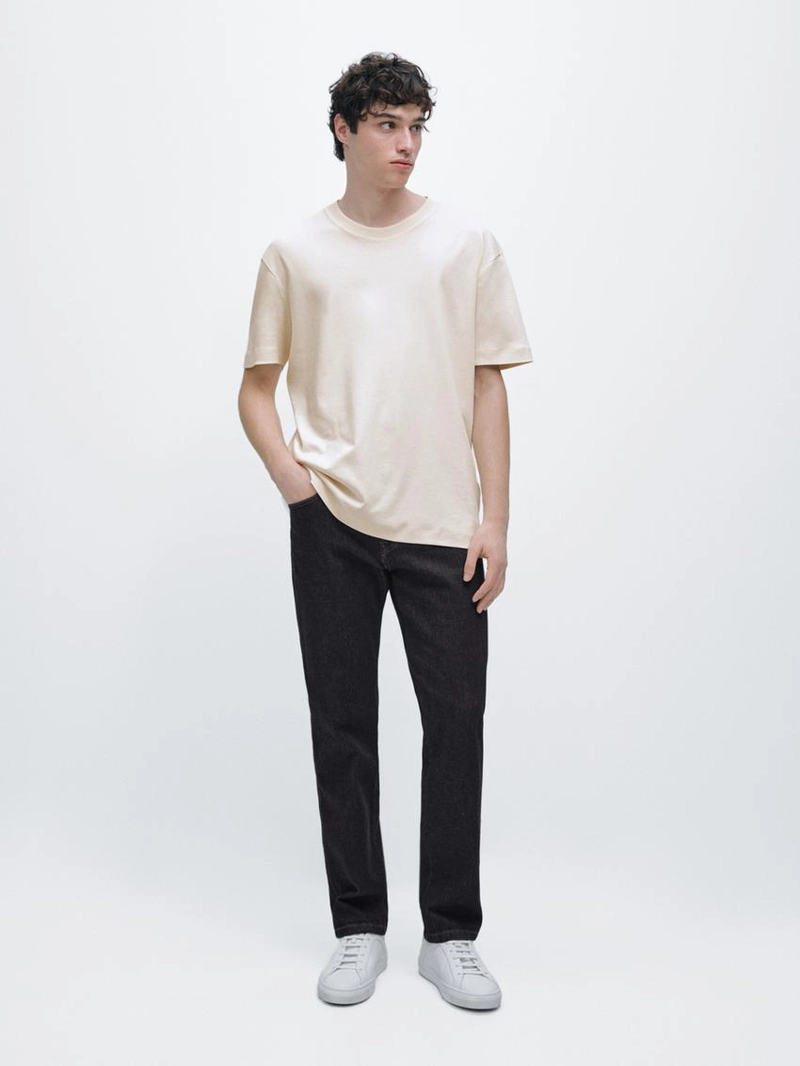 Футболка из 100% хлопка средней плотности