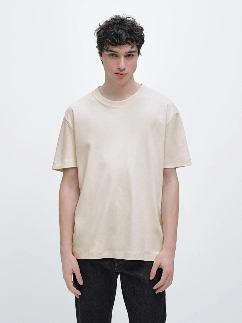 Футболка из 100% хлопка средней плотности