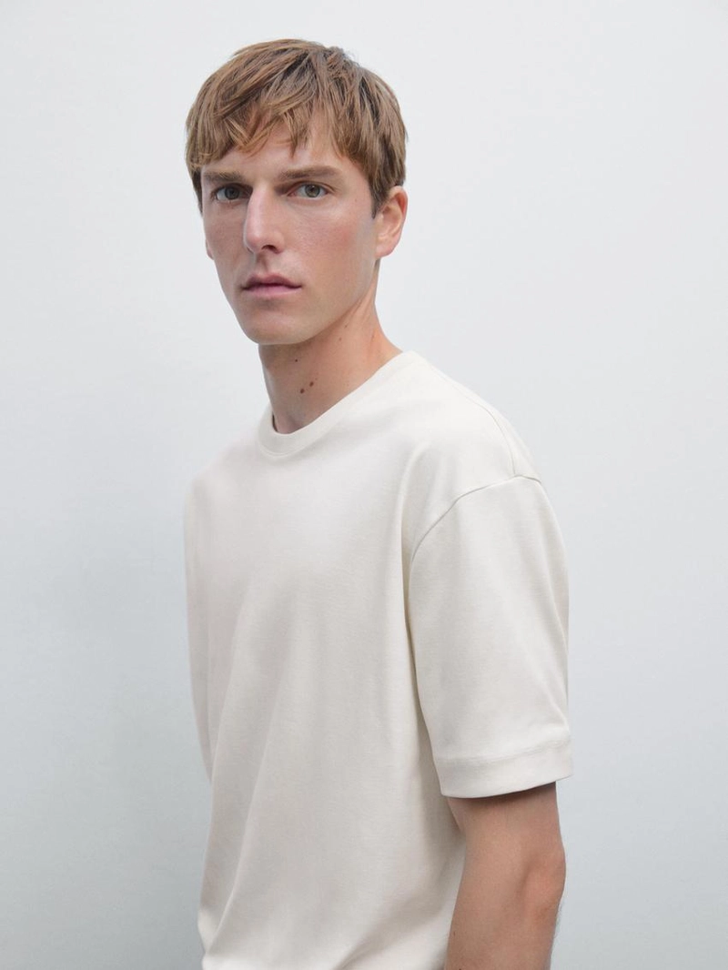 Футболка из 100% хлопка средней плотности