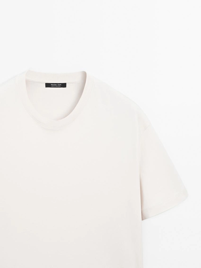 Футболка из 100% хлопка средней плотности