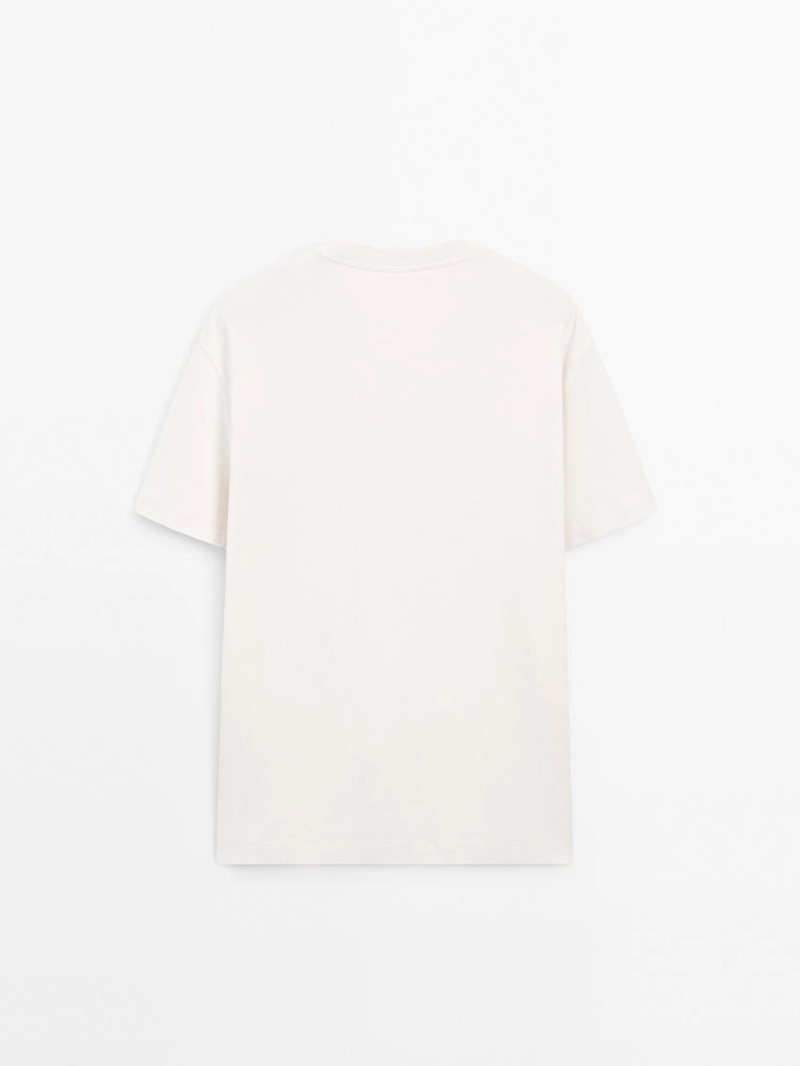 Футболка из 100% хлопка средней плотности