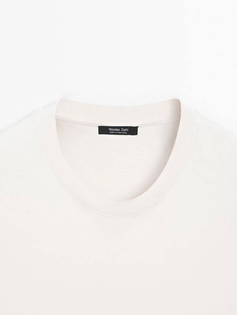 Футболка из 100% хлопка средней плотности