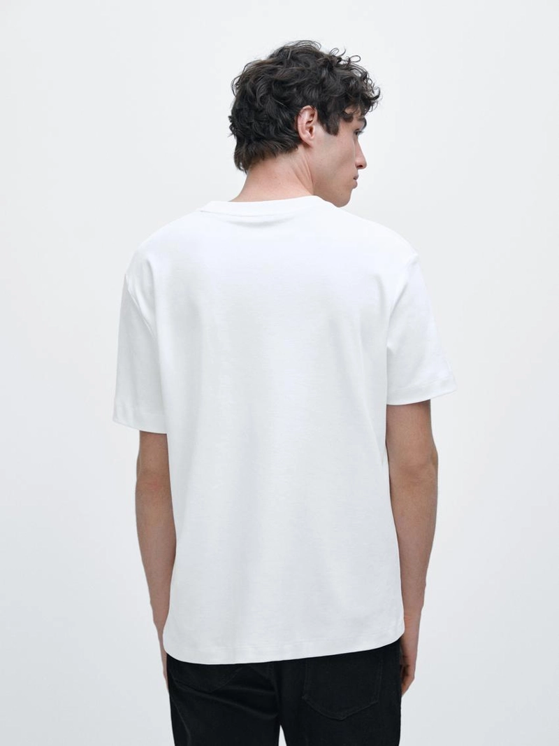 Футболка из 100% хлопка средней плотности