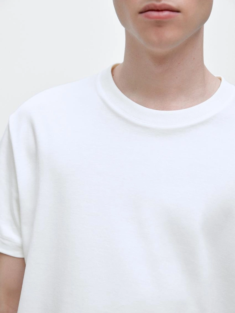 Футболка из 100% хлопка средней плотности