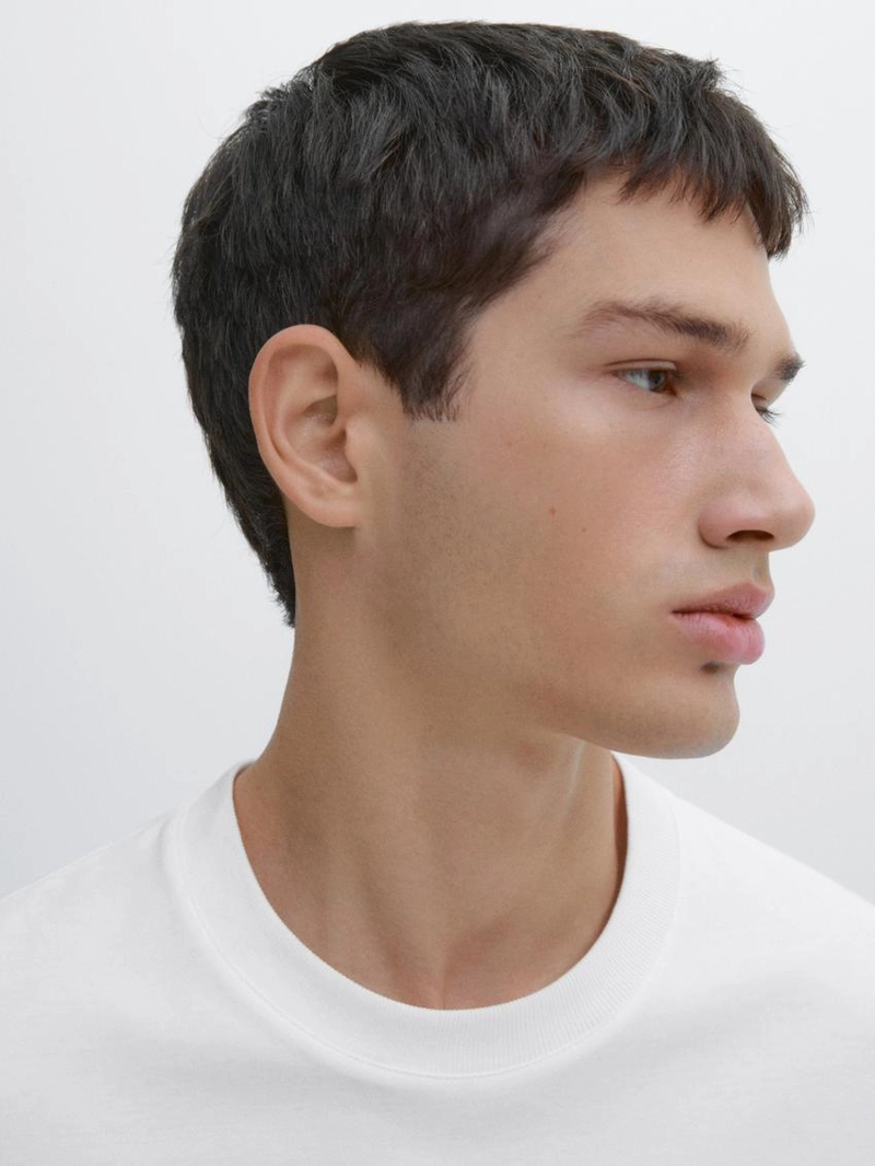 Футболка из 100% хлопка средней плотности