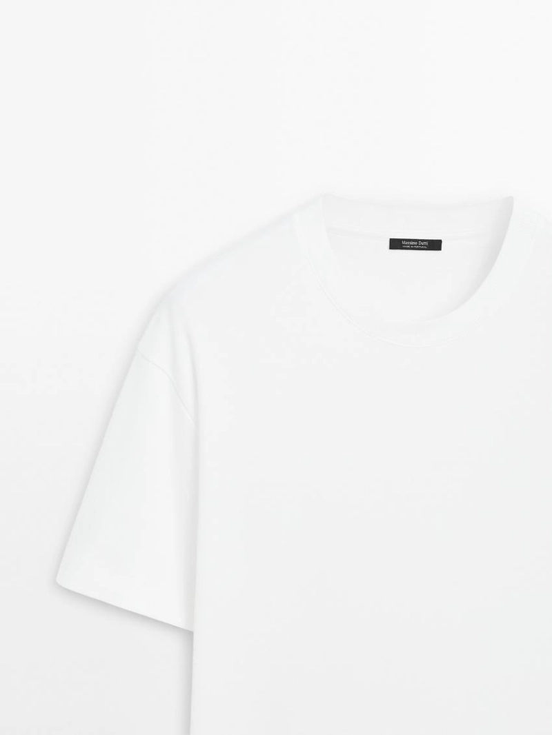 Футболка из 100% хлопка средней плотности