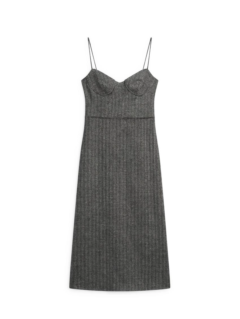 Мини-платье на бретелях