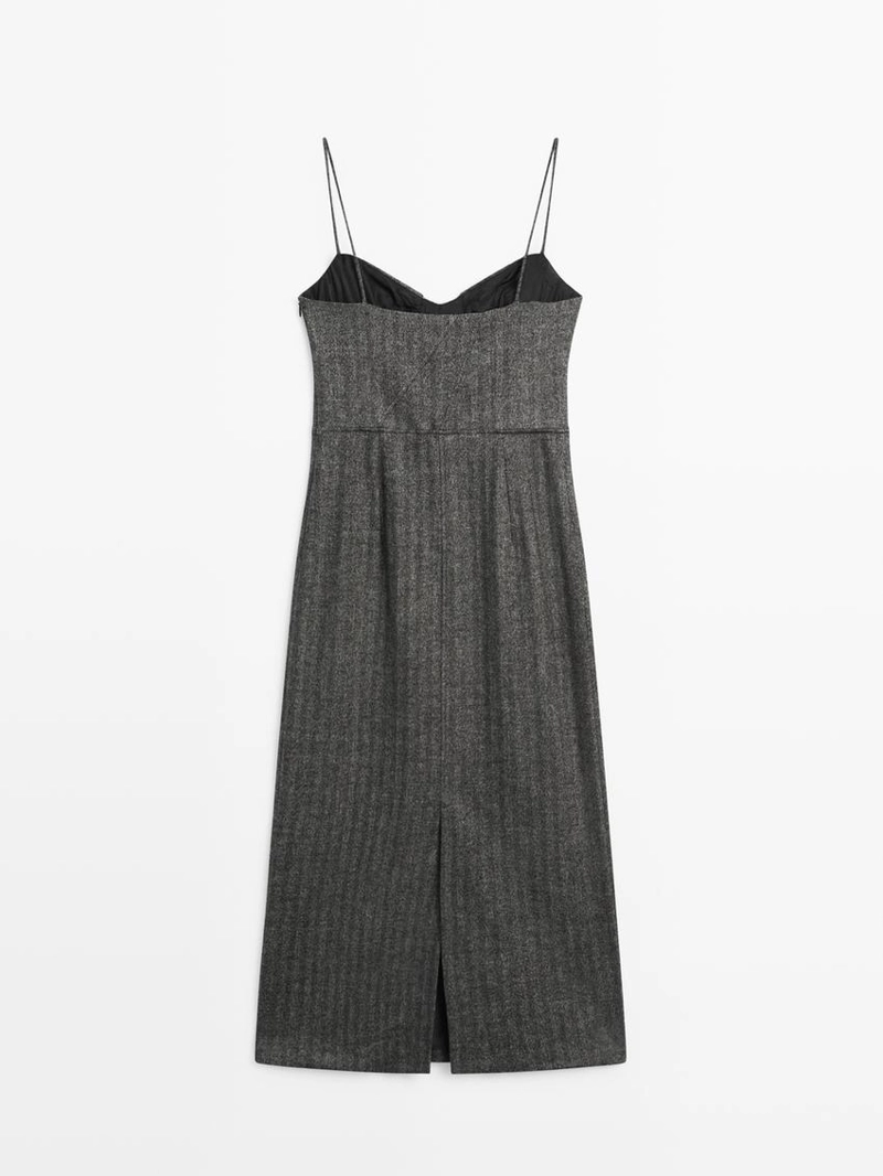 Мини-платье на бретелях