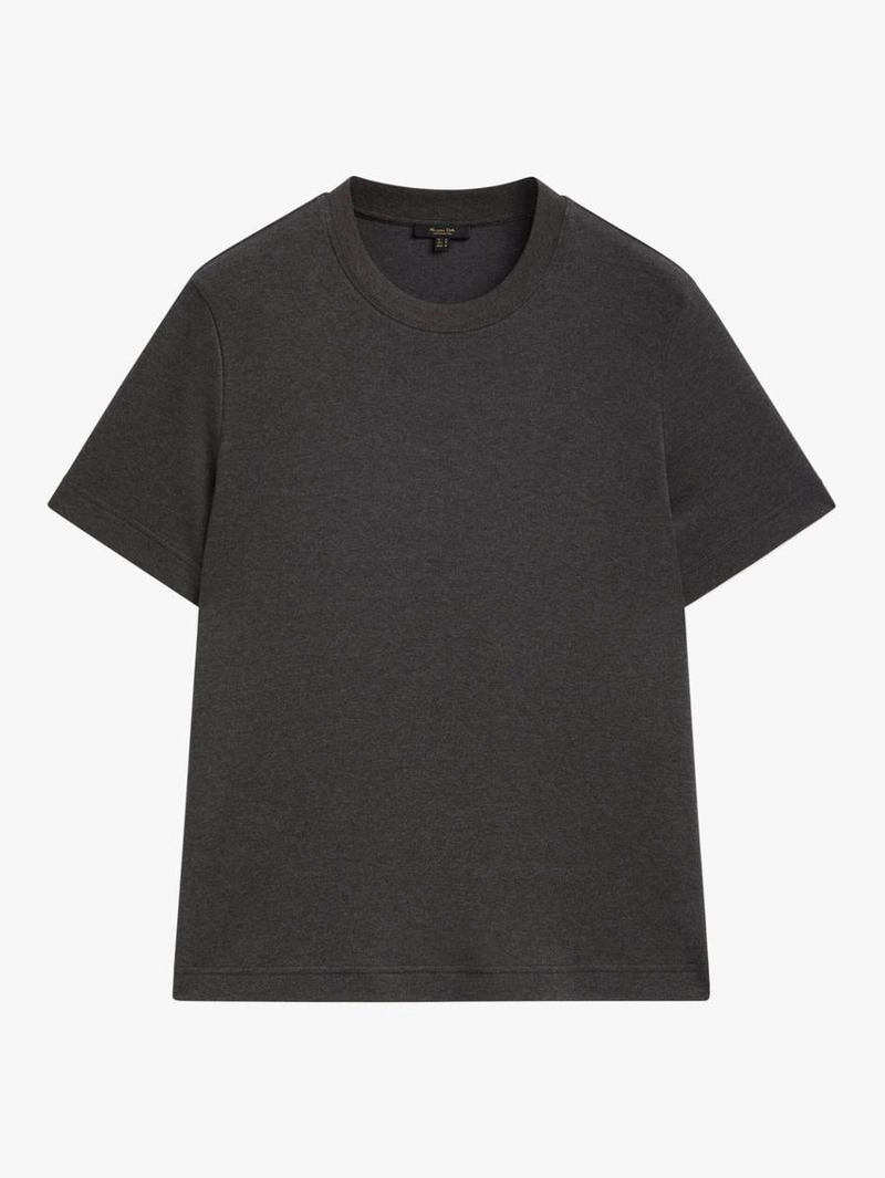 Футболка с круглым вырезом из 100% хлопкового интерлока