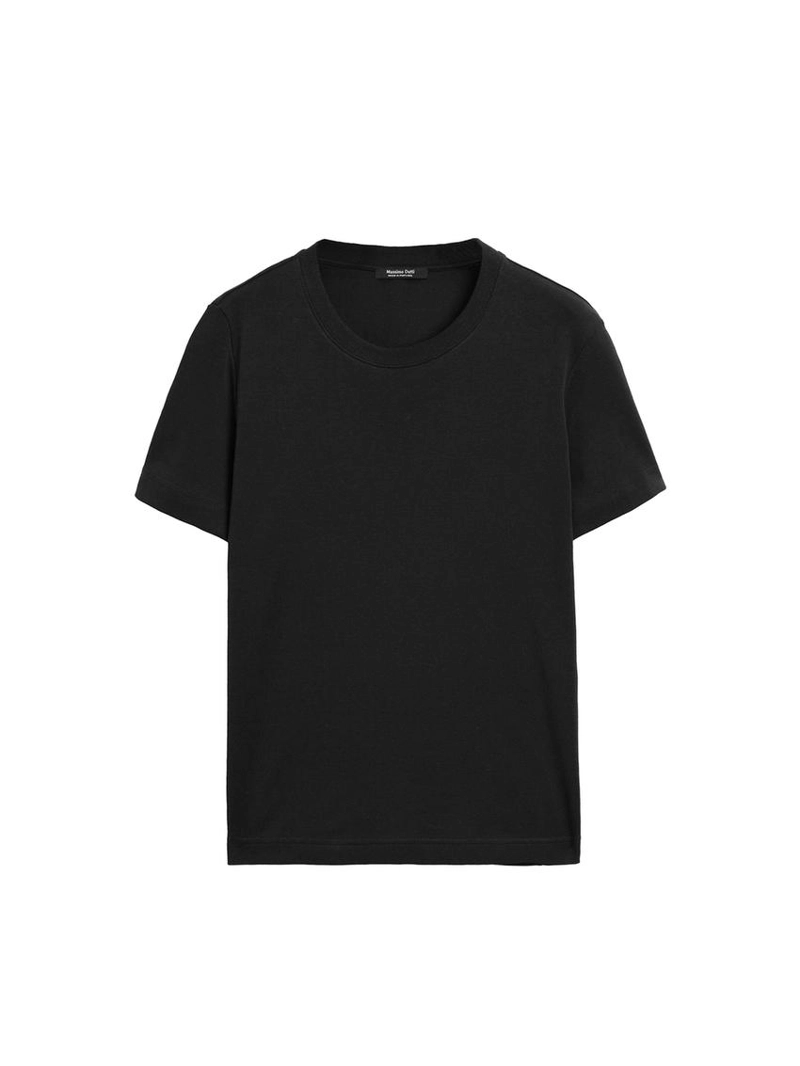 Футболка с круглым вырезом из 100% хлопкового интерлока