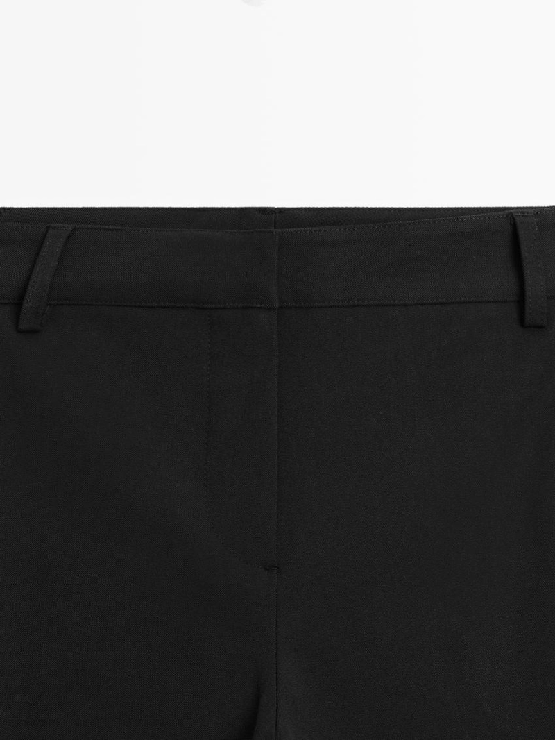 Брюки прямого кроя из технической ткани