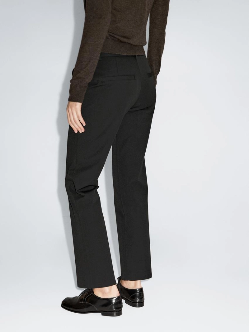 Брюки прямого кроя из технической ткани