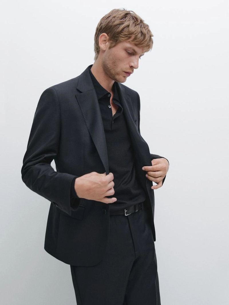 Пиджак с текстурным плетением