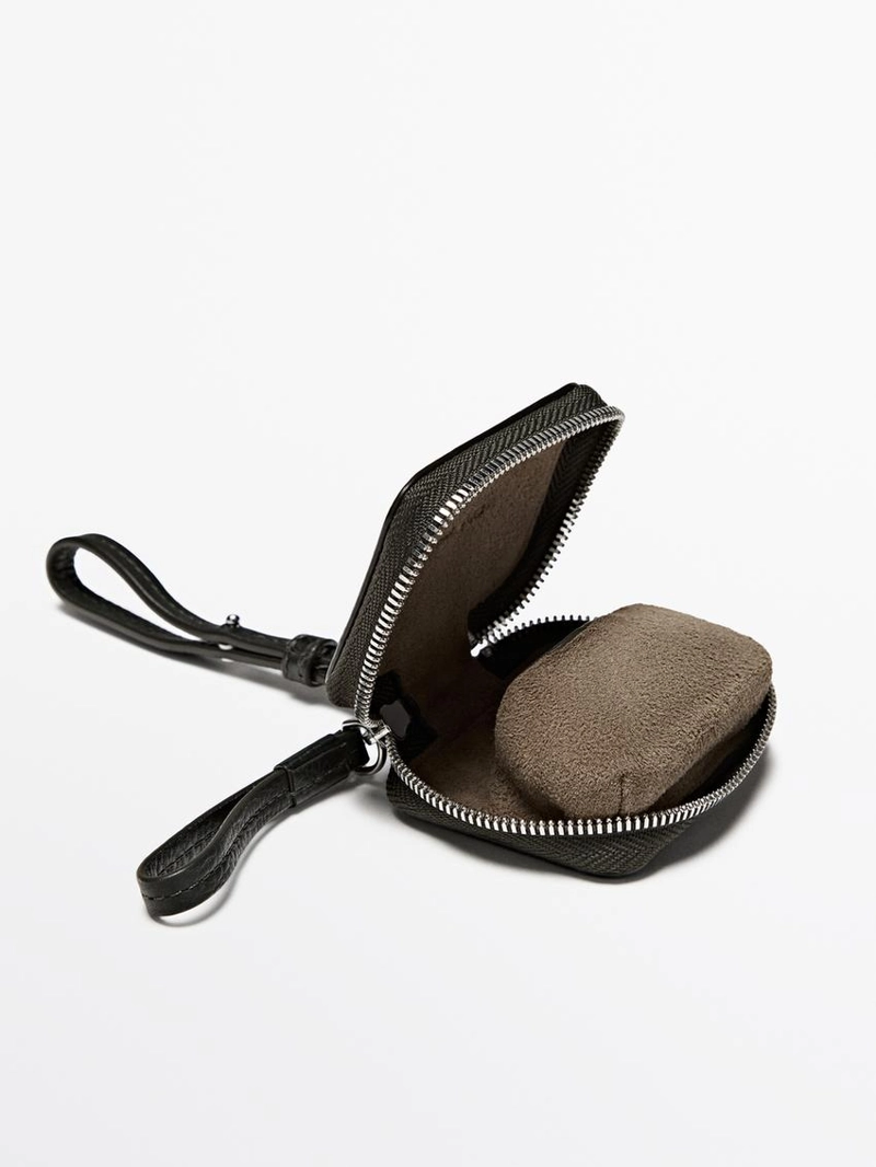 Чехол для AirPods из натуральной кожи наппа