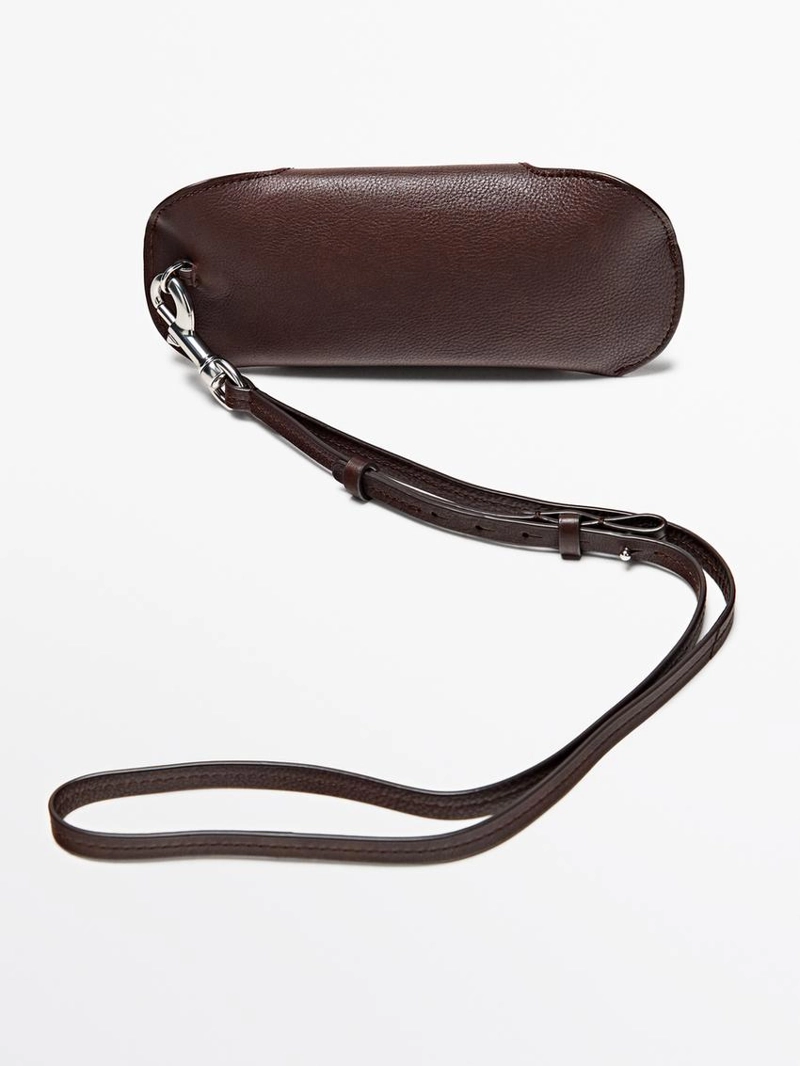 Чехол для очков из натуральной кожи наппа