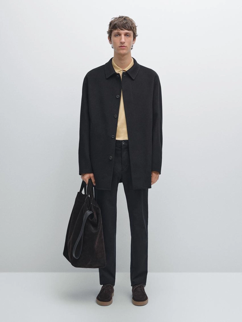 Брюки slim fit с эластичным боковым деталем