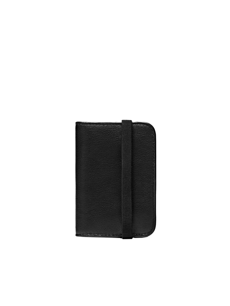 Картхолдер из натуральной кожи с клапаном