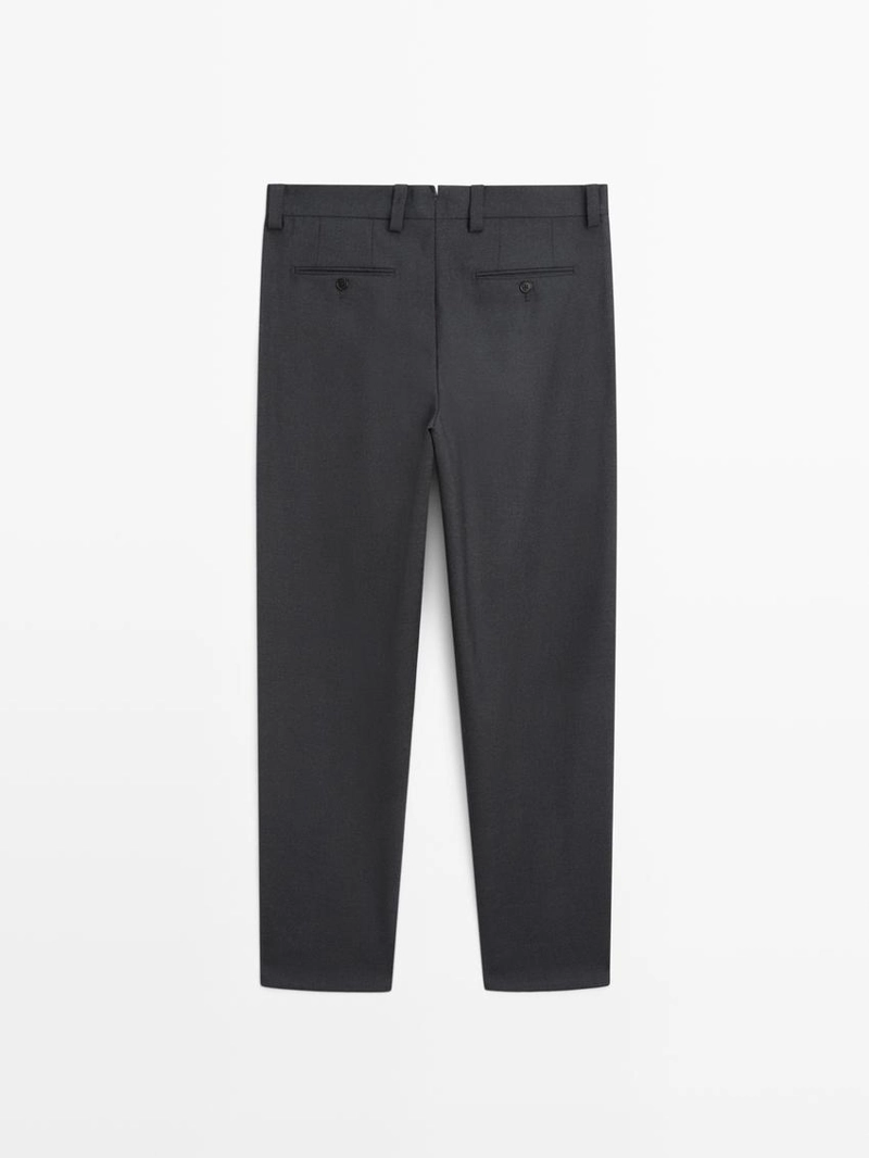 Брюки костюмные из 100% шерсти