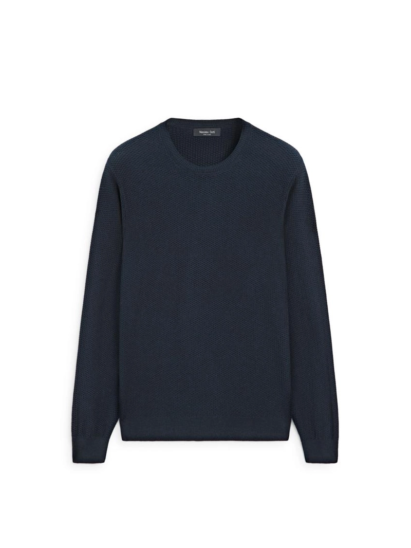 Свитер из текстурированной хлопковой смеси