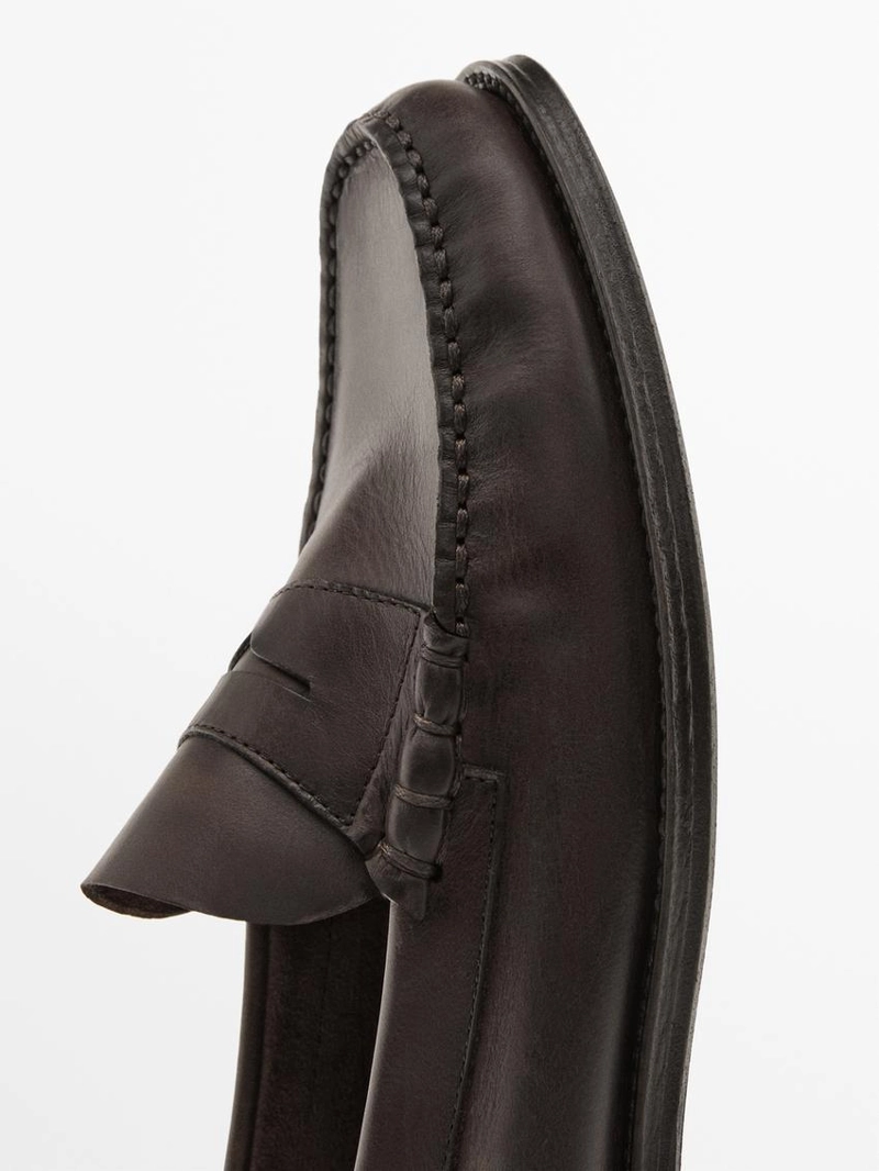 Туфли с лямкой и металлическим деталем massimo dutti