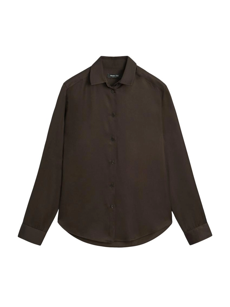 Рубашка из шелка сатина flowing