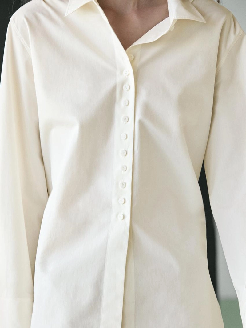 Рубашка из 100% хлопка с пуговицами