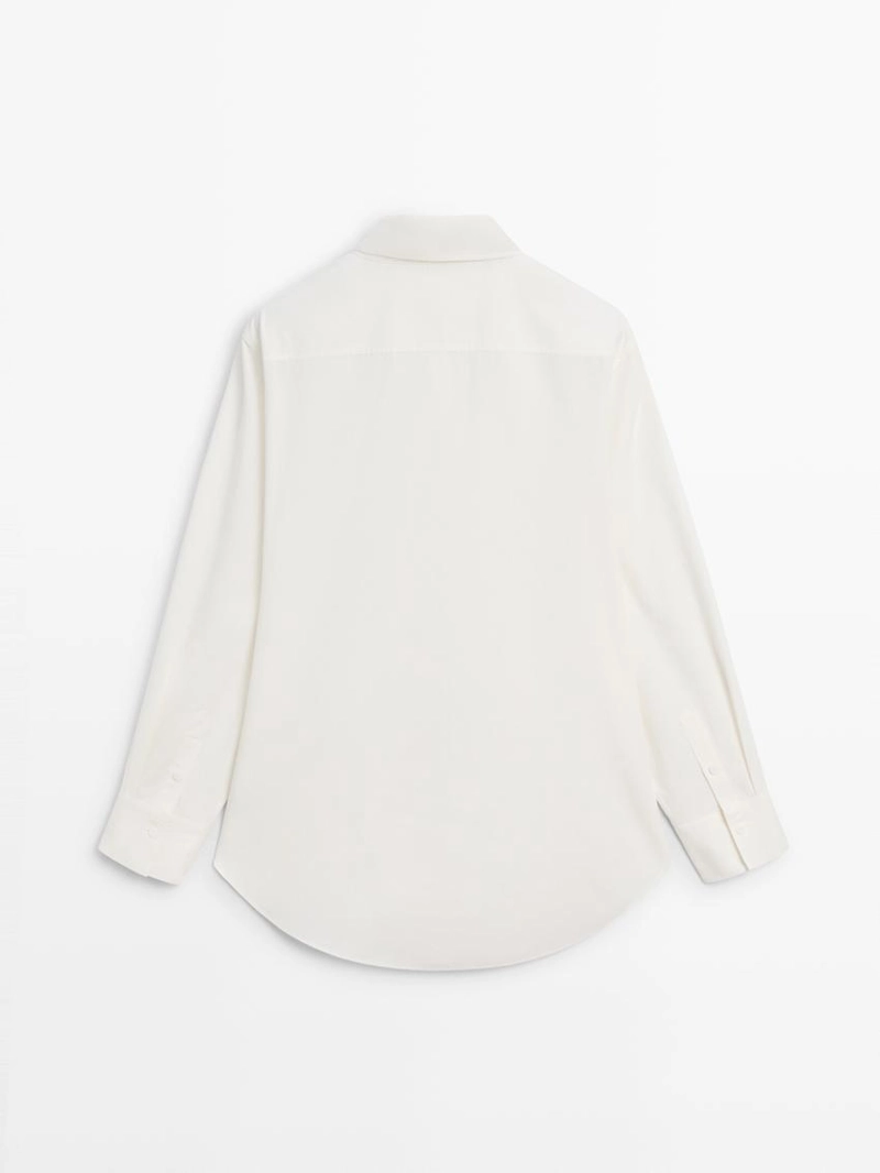 Рубашка из 100% хлопка с пуговицами