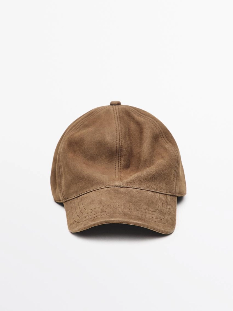 Бейсболка из замши