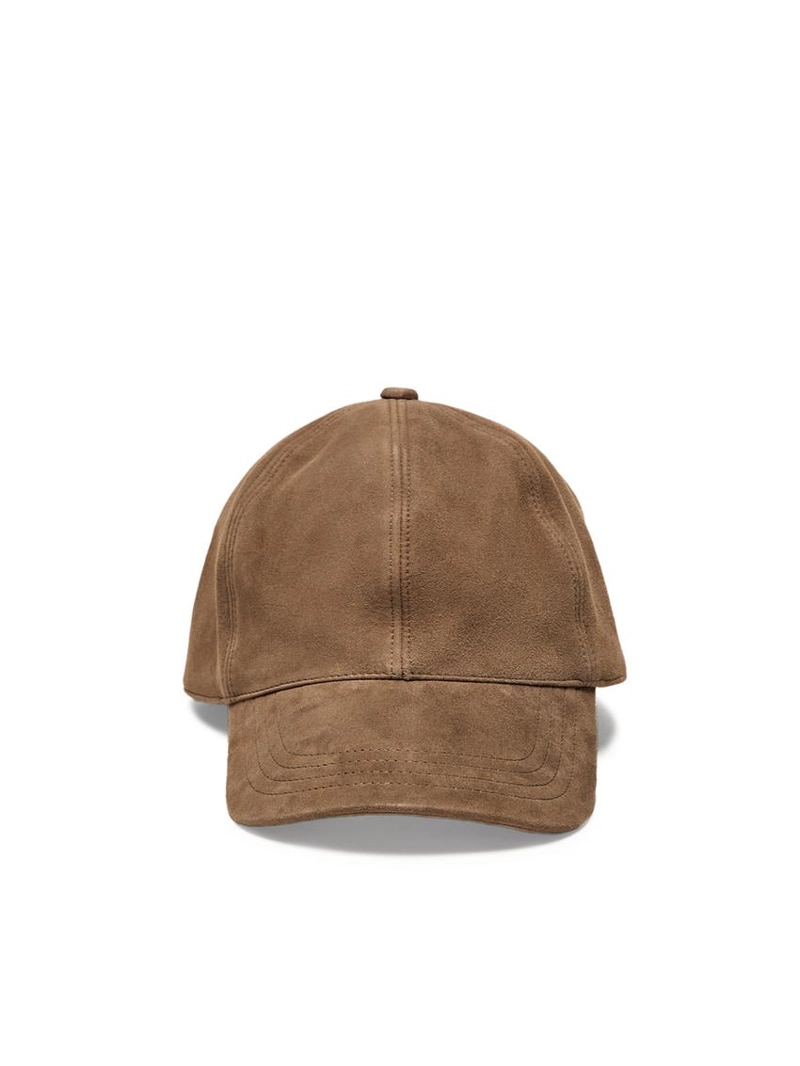Бейсболка из замши