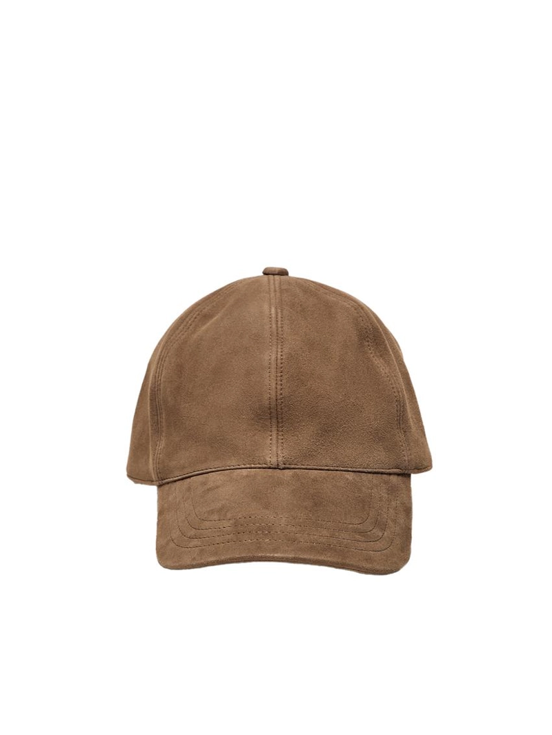Бейсболка из замши