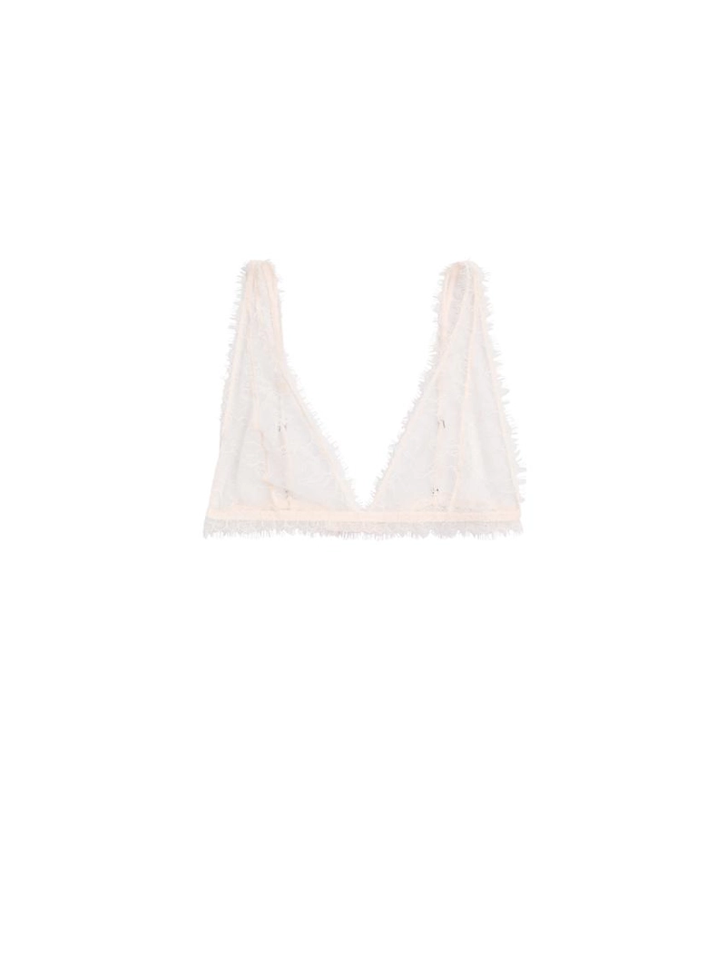 Кружевной лиф с эффектом потертости