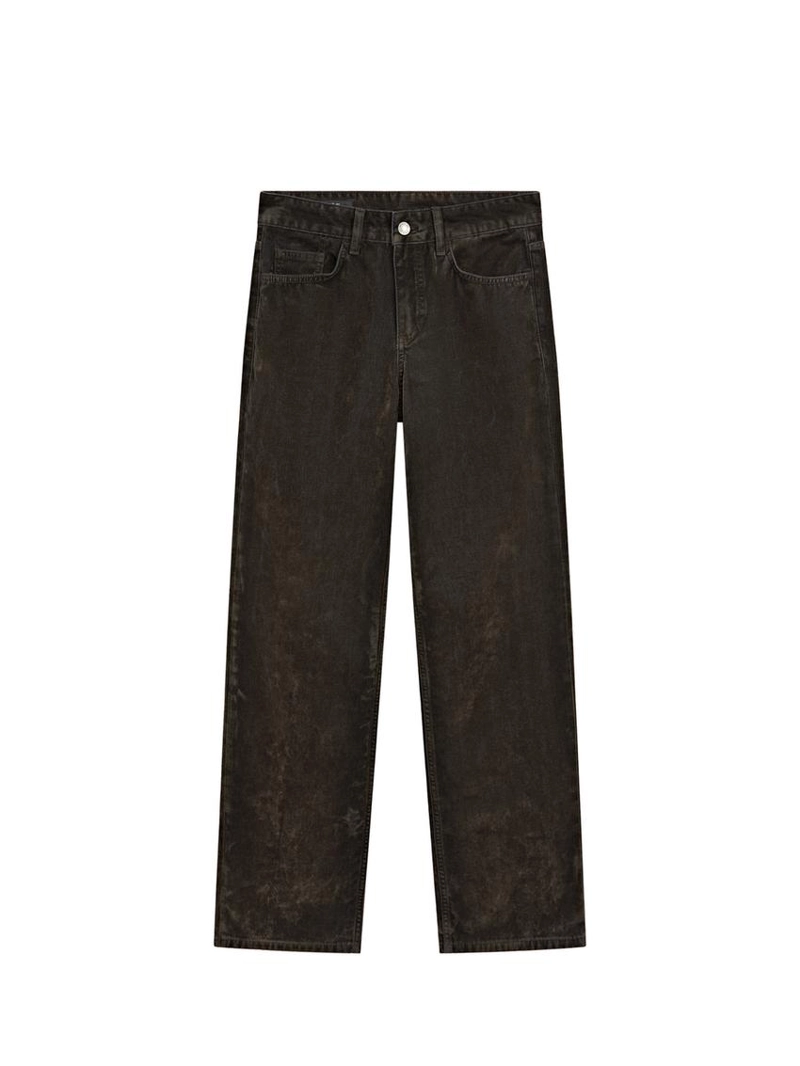 Джинсы прямого кроя с низкой посадкой massimo dutti