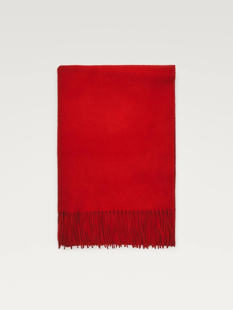 Шарф из 100% кашемира с кисточками