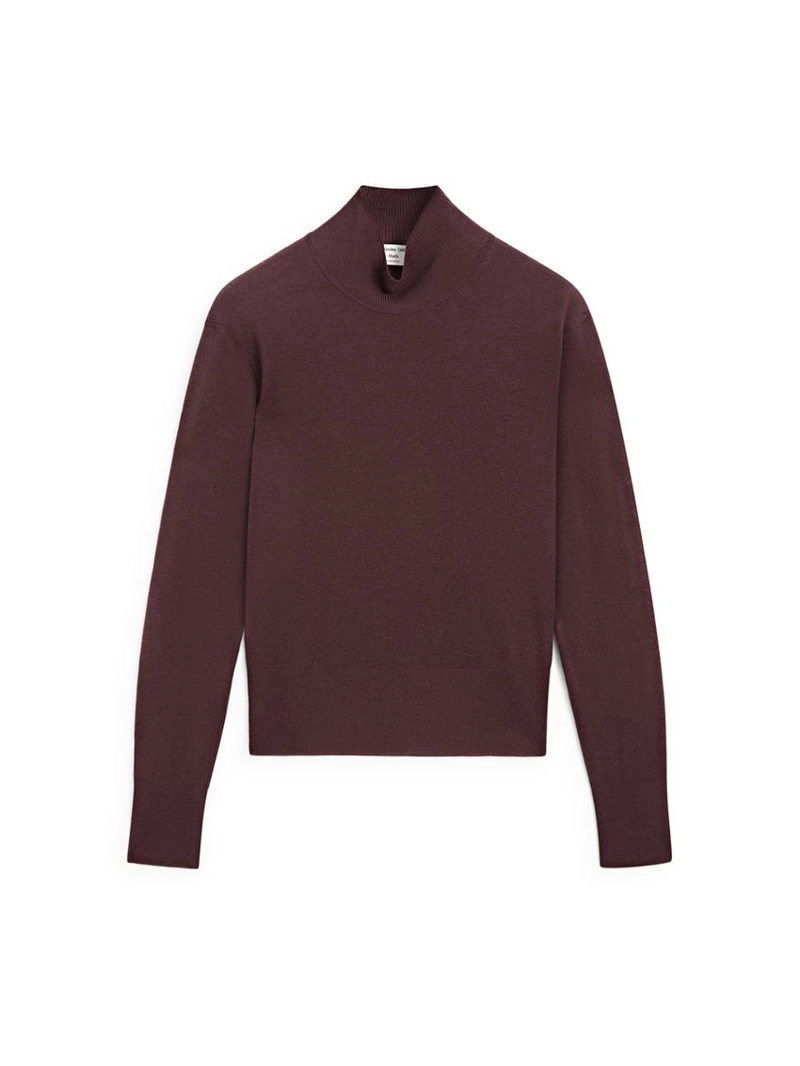 Свитер с высоким воротником perkins из 100% шерсти - studio