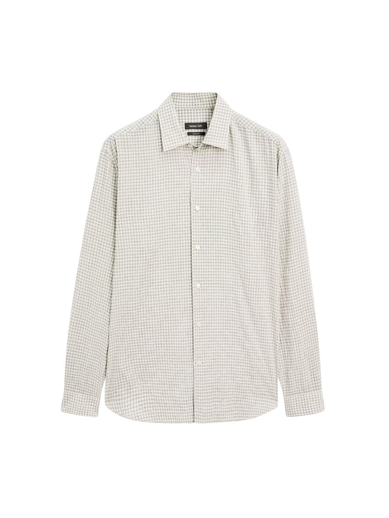 Рубашка в клетку с регулярной посадкой