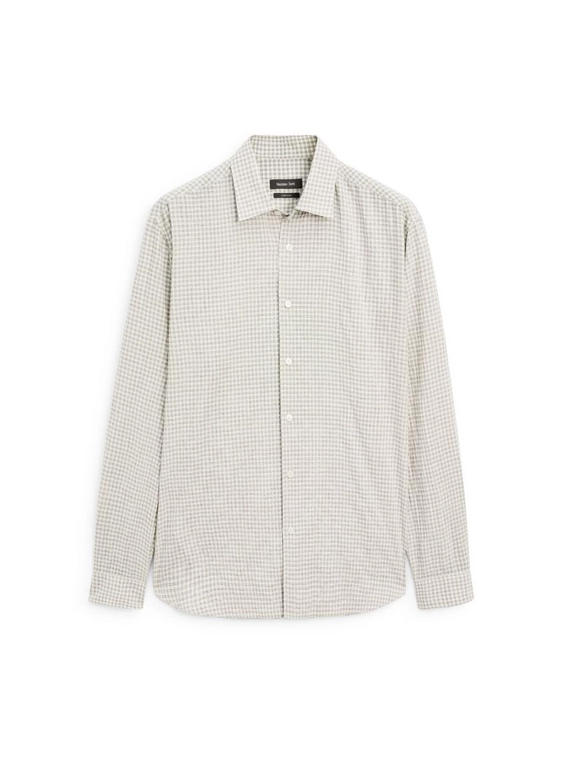 Рубашка в клетку с регулярной посадкой