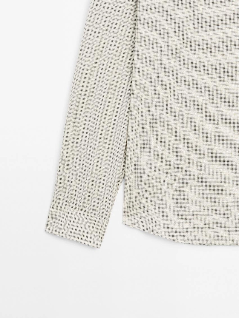 Рубашка в клетку с регулярной посадкой