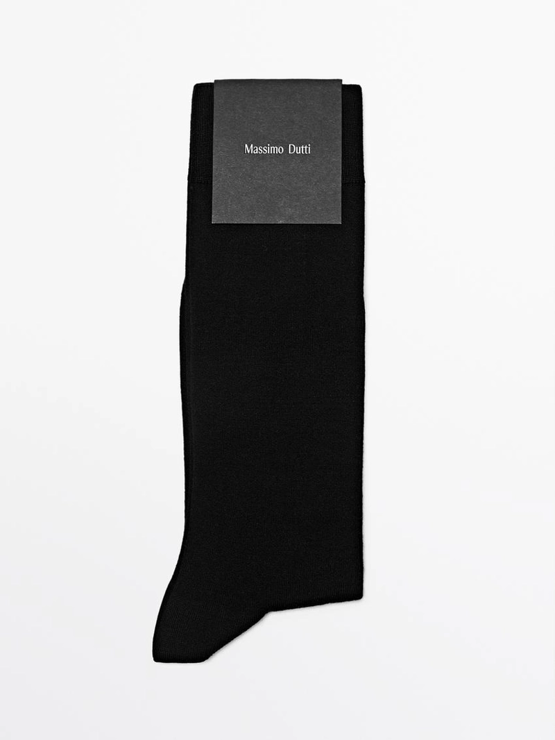 Носки из шелково-хлопковой смеси