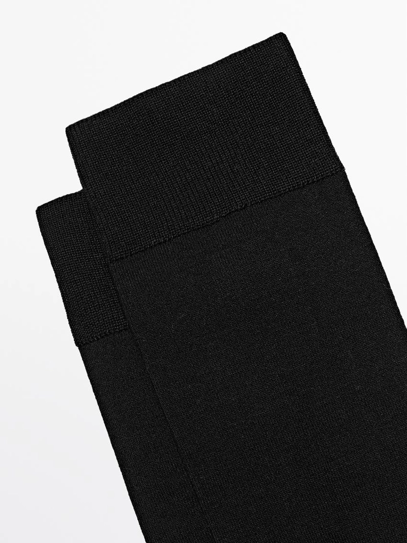 Носки из шелково-хлопковой смеси