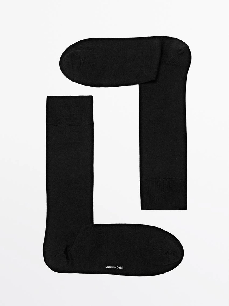 Носки из шелково-хлопковой смеси