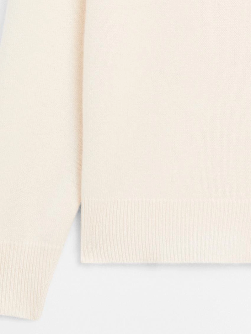 Свитер с v-образным вырезом из 100% кашемира