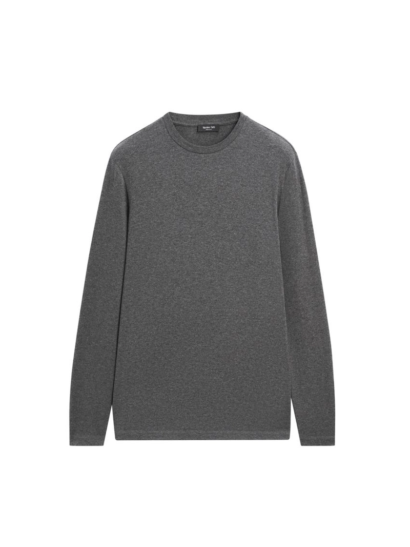 Футболка из хлопкового микса с длинным рукавом