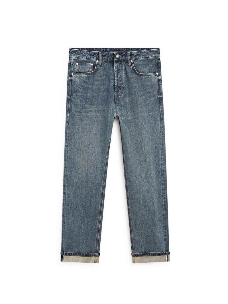 Джинсы с притачным краем