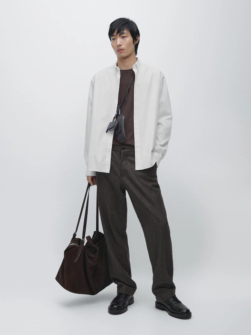 Рубашка regular fit oxford