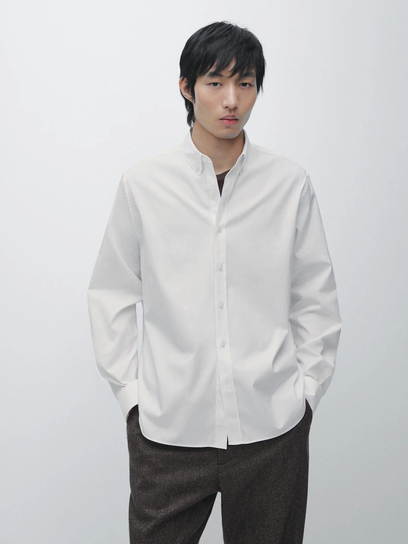 Рубашка regular fit oxford